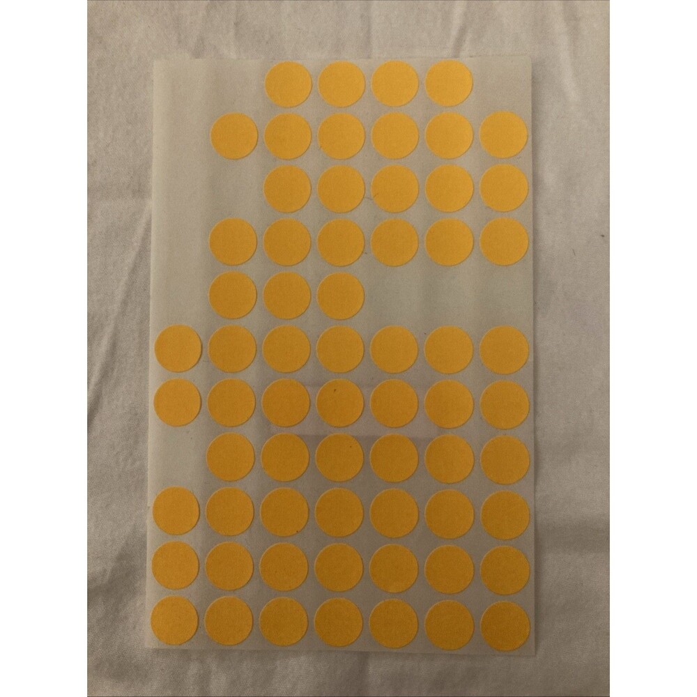 Unbranded Color Coding Labels | Neon Orange | 131 Labels - Picture 3 of 3